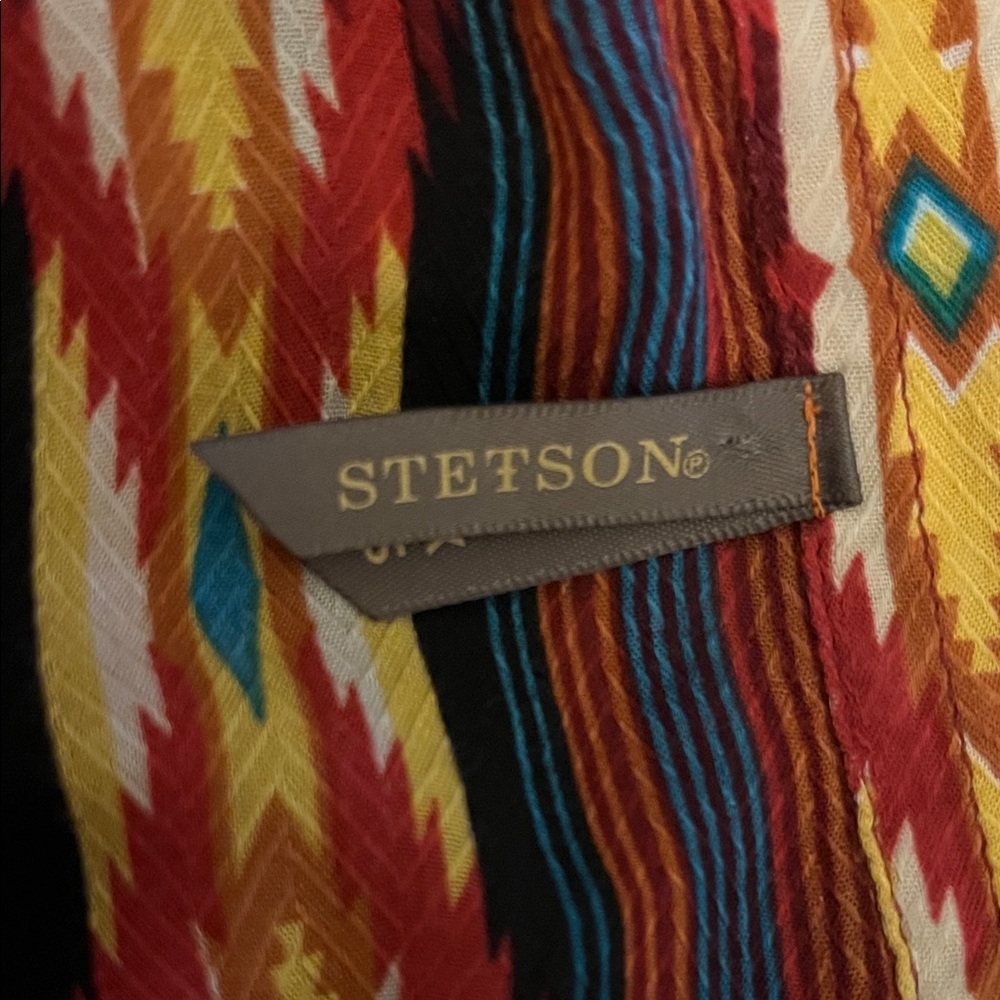 Stetson Striped Serape Button Down Top - image 2